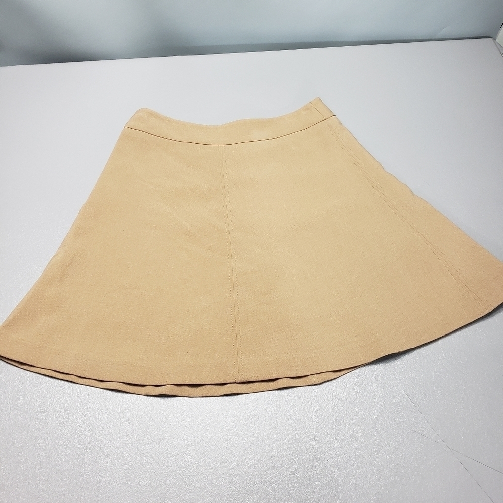ann Taylor loft tan mini skirt women's size 0 petite